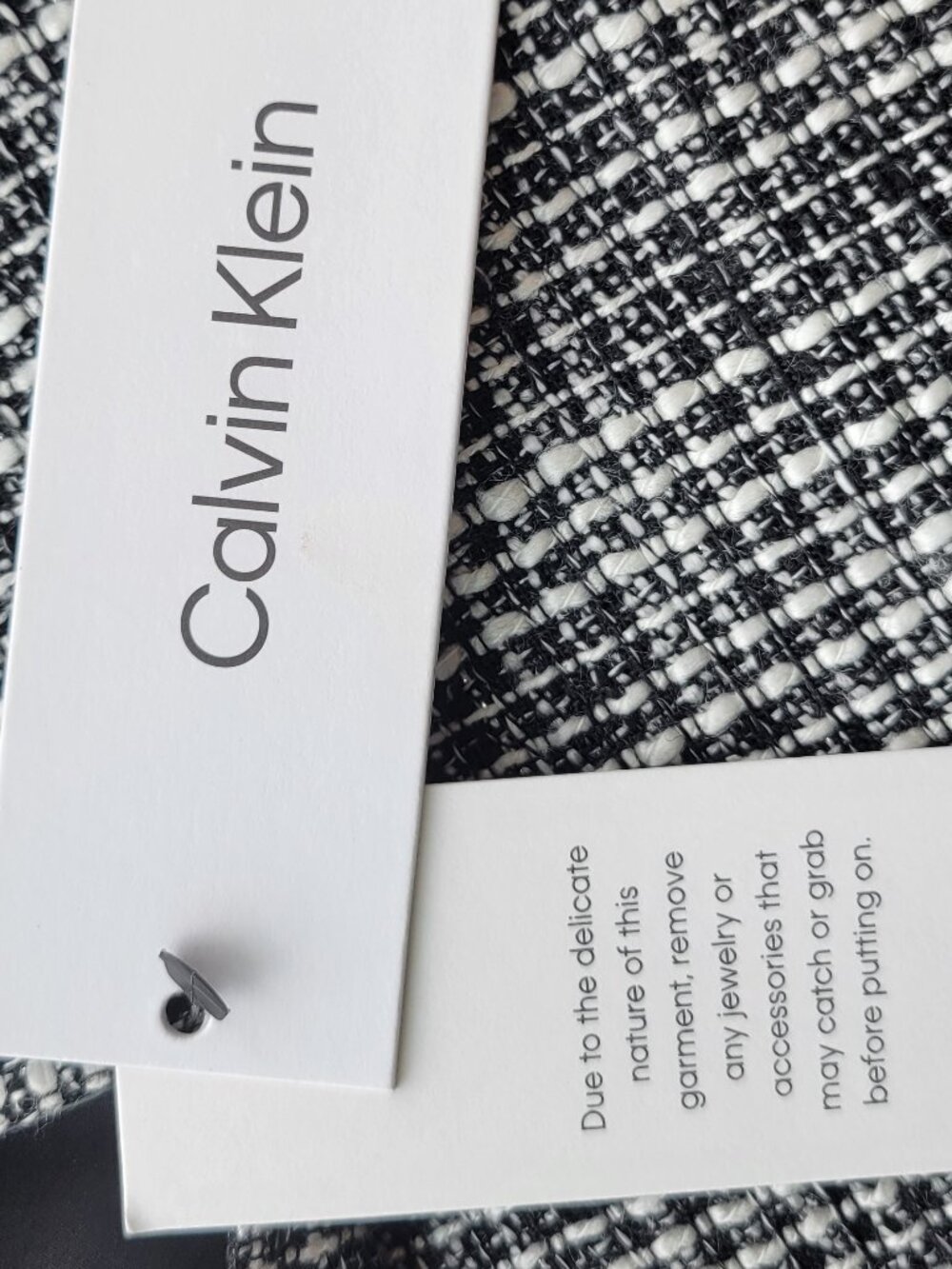 Calvin Klein Tweed Mini Skirt - Picture 6 of 9
